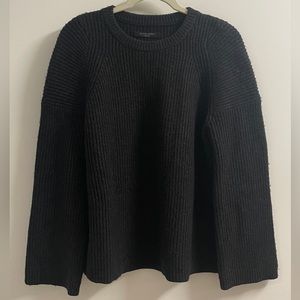 All Saints black knit sweater